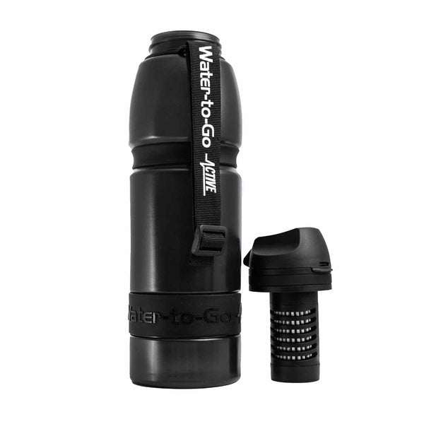 Extra Large Water Purifier Bottle 33.8 fl oz /1L - Value Bundle filter water bottle - Water to Go