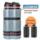 Large Water Purifier Bottle (26oz / 75cl) - Couples Value Bundle filter water bottle - Water to Go
