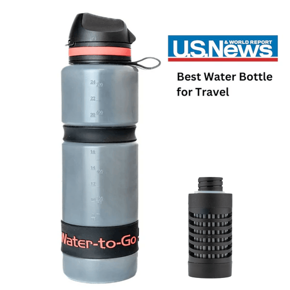 Large Water Purifier Bottle (26oz / 75cl) filter water bottle - Water to Go