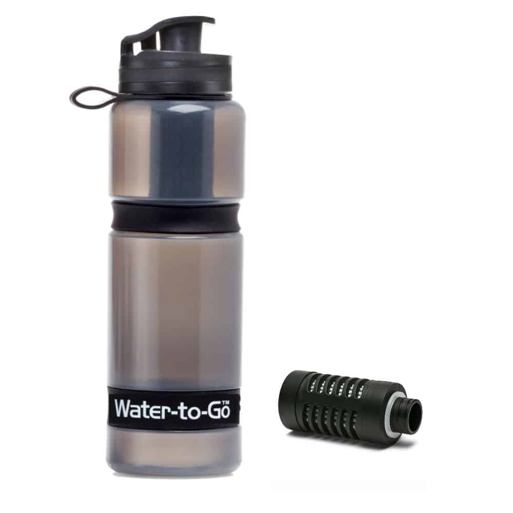 Active Water Filter Bottle for Outdoors or Travel - Water to Go
