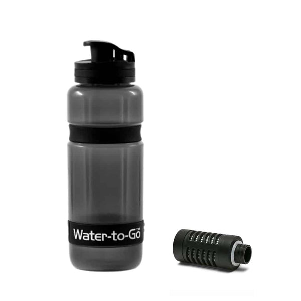 Active 60cl grey and white  water purifier bottle